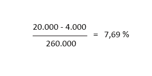 Exemple de calcul du rendement net
